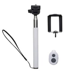 KIT SELFIE MONOPOD + CONTROLE BLUETOOTH SPX-P@12961-BCO NA COR BRANCO