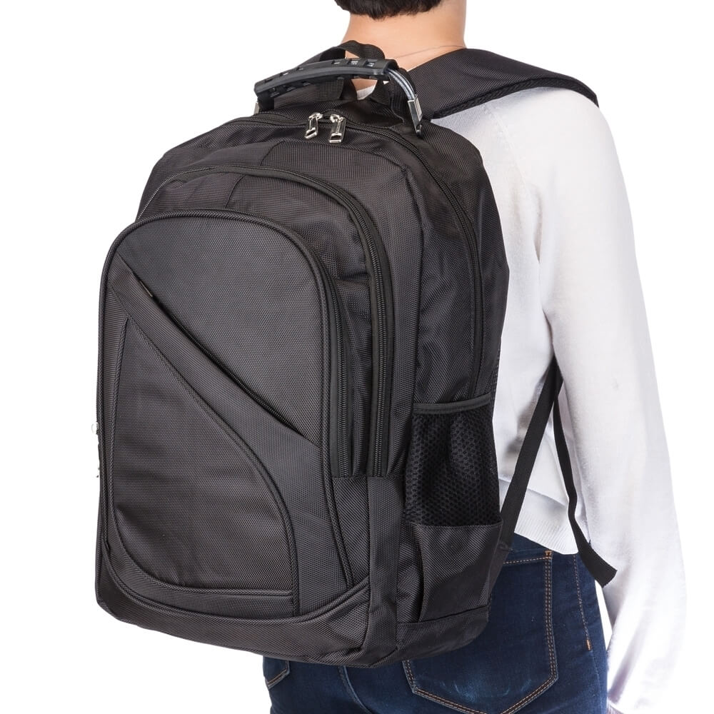 MOCHILA NYLON POLIESTER SPX-02067-PRE NA COR PRETO - Imagem 4
