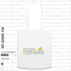 Alternative view of Sacola em non-woven (80 m/g²) termo-selado com alças de 60cm. 370 x 410 x 80 mm