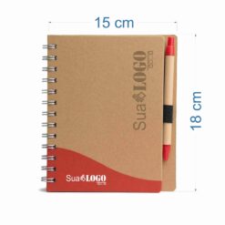 Alternative view of BLOCO DE ANOTAÇÕES COM CANETA SPX-06098-VM NA COR BEGE