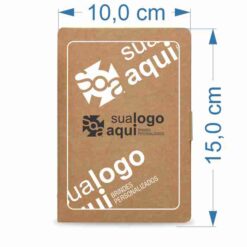 Alternative view of BLOCO DE ANOTAÇÕES C/ AUTO-ADESIVO SPX-11911SB-KRA NA COR KRAFT