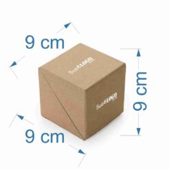 Alternative view of BLOCO DE ANOTAÇÕES CUBO  SPX-12516-KRA NA COR KRAFT