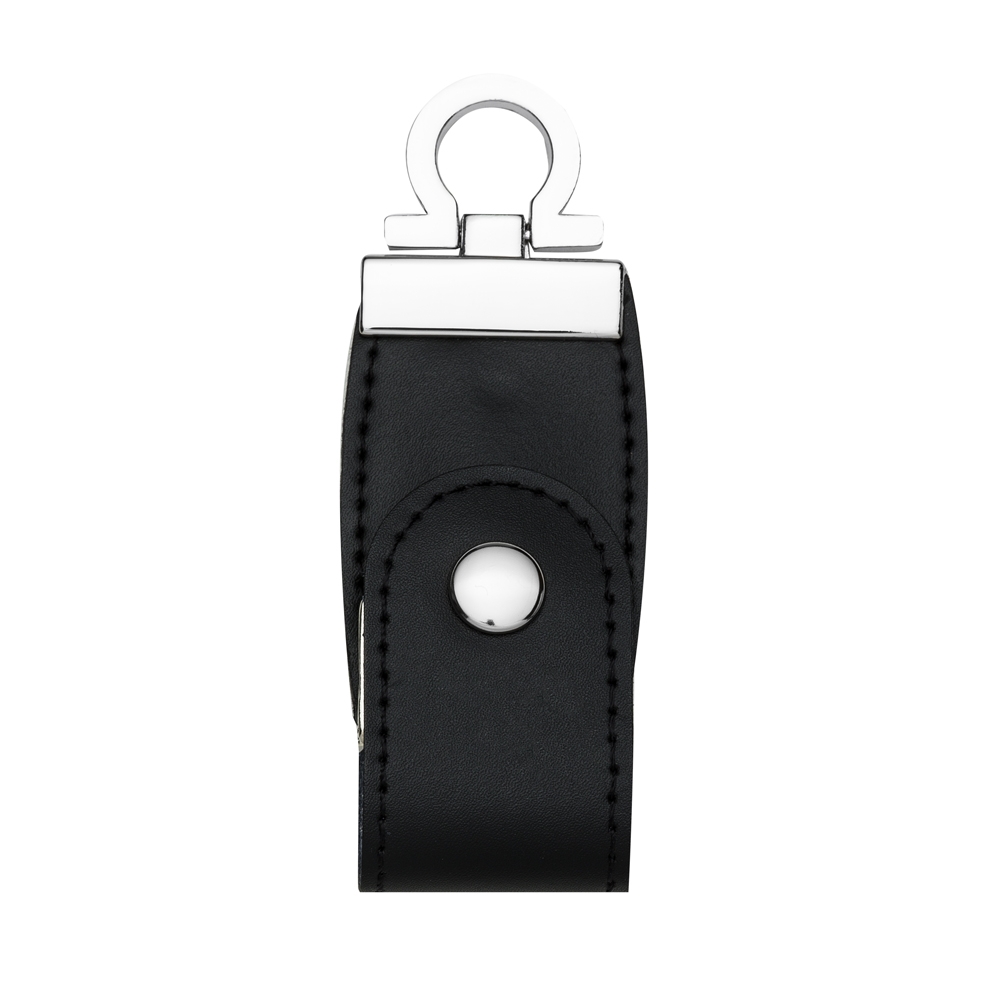 PEN DRIVE COURO 4 GB  SPX-025-4GB-PRE/PRA NA COR PRETO