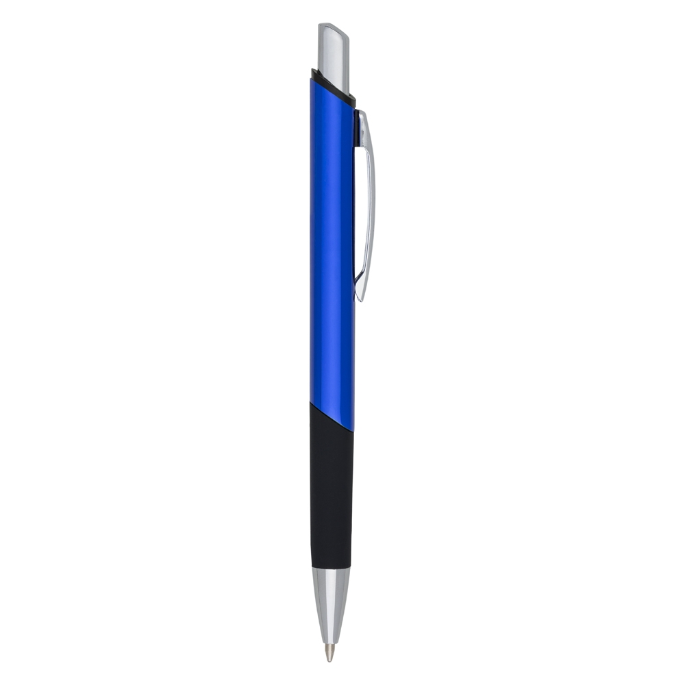 CANETA METAL DET. EMBORRACHADO SPX-01020-AZU NA COR AZUL