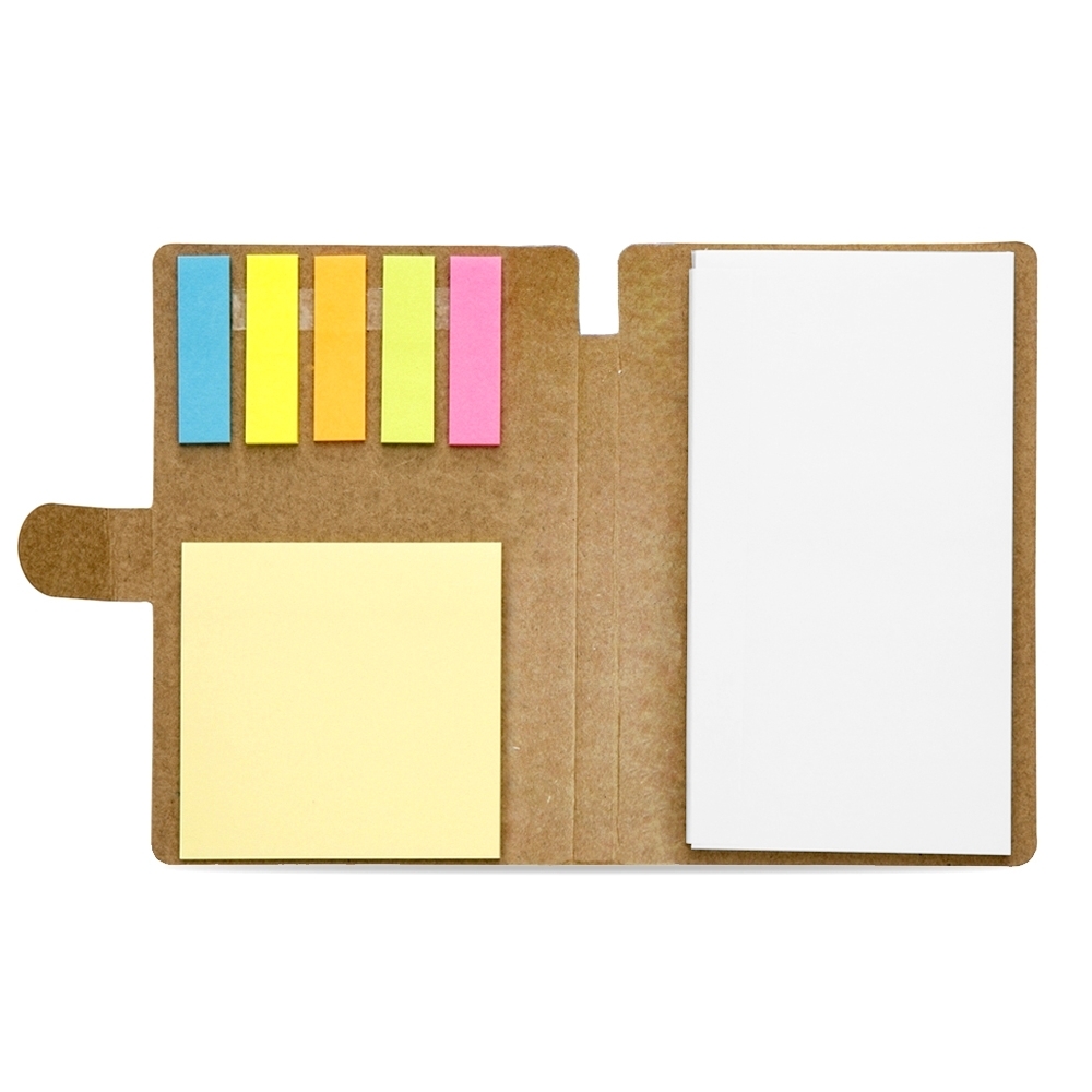 BLOCO DE ANOTAÇÕES C/ AUTO-ADESIVO SPX-11911SB-KRA NA COR KRAFT