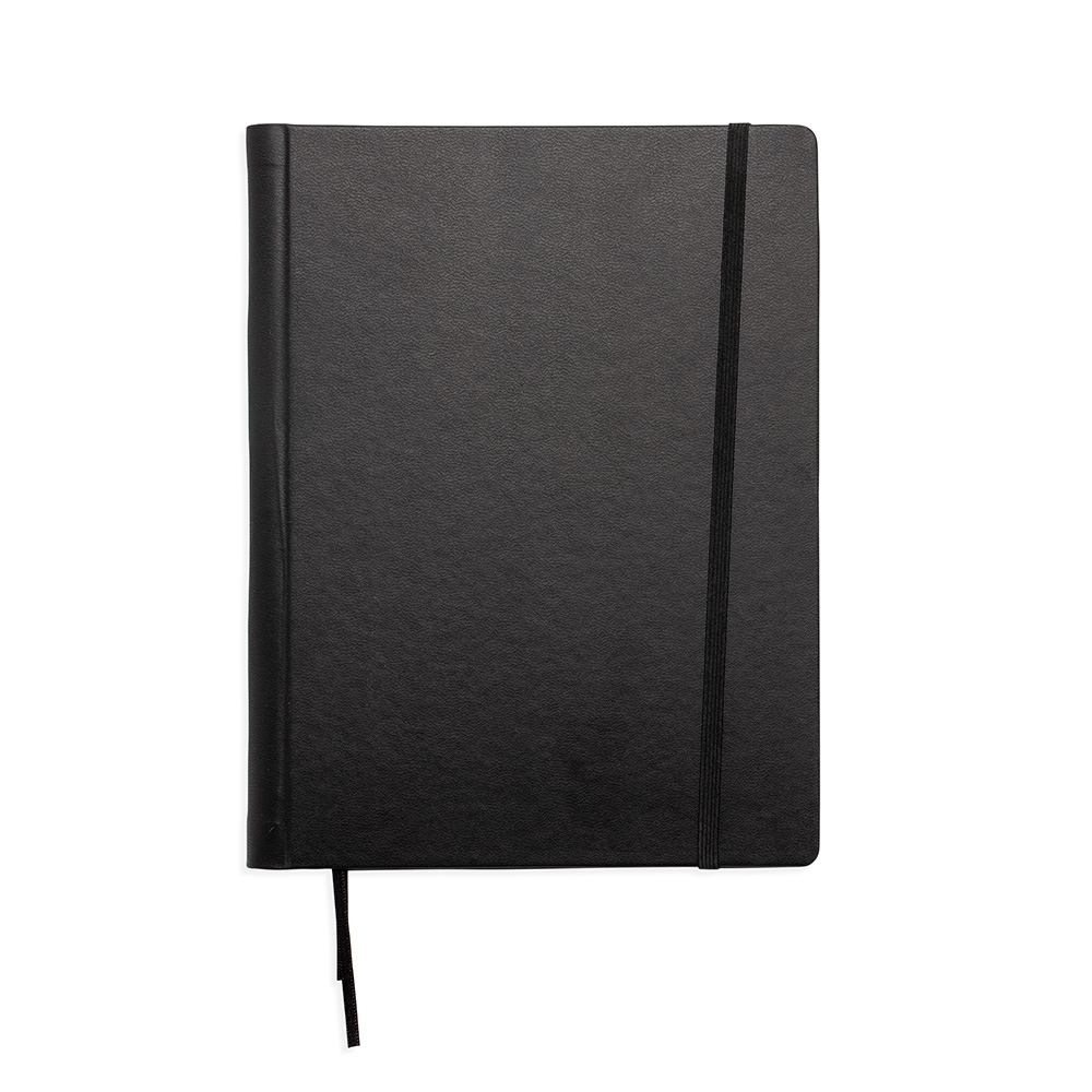 CADERNETA COURO SINTÉTICO SPX-15156-PRE NA COR PRETO