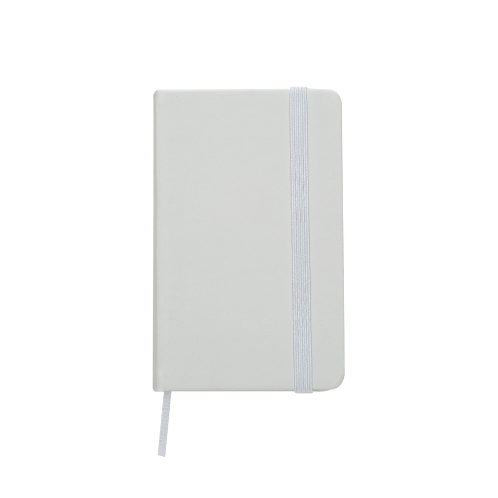 CADERNETA EMBORRACHADA SPX-12513PN-BCO NA COR BRANCO