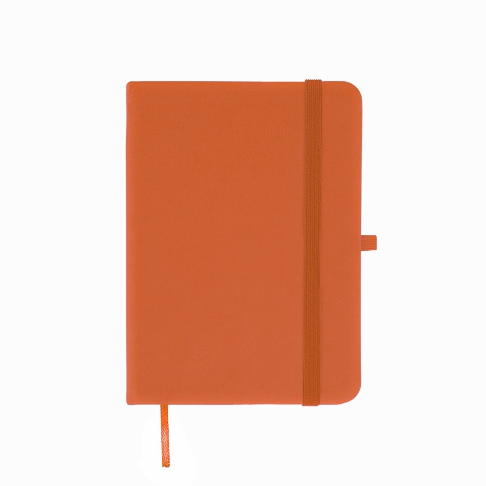 CADERNETA EMBORRACHADA SPX-12514N-LAR NA COR LARANJA