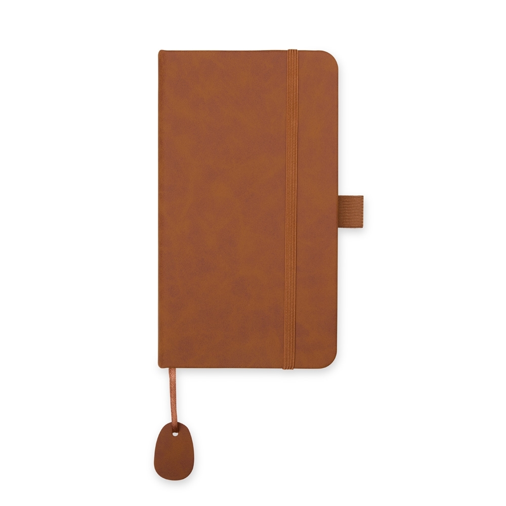 CADERNETA EMBORRACHADA SPX-08181-MAR NA COR MARROM