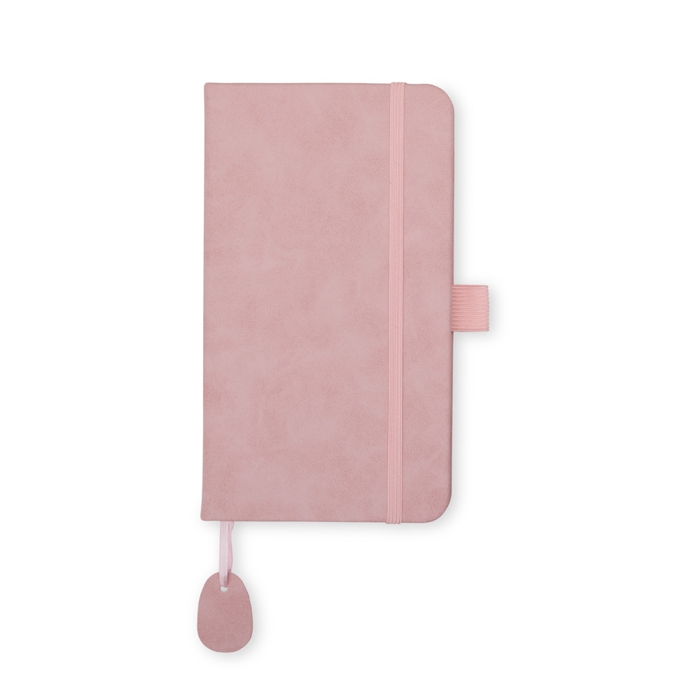 CADERNETA EMBORRACHADA SPX-08181-ROS NA COR ROSA