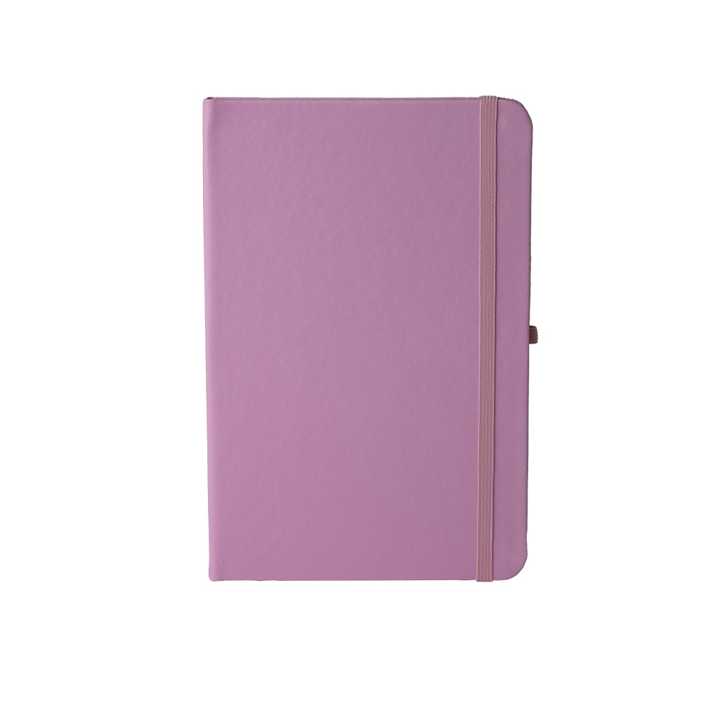 CADERNETA EM COURO SINTÉTICO SPX-15036-ROS NA COR ROSA