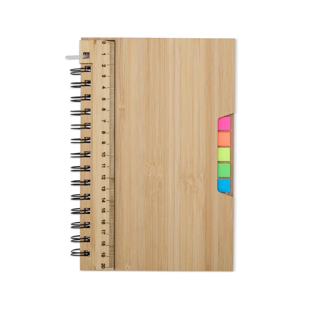 CADERNO A5 BAMBU SPX-18898-BMB NA COR BAMBU
