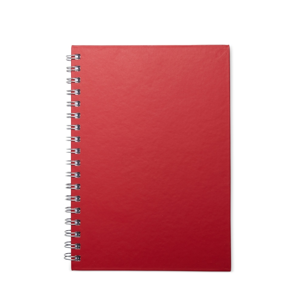 CADERNO PERCALUX EMBORRACHADO SPX-14209B-VM NA COR VERMELHO