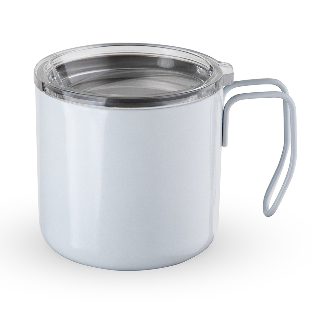CANECA INOX PAREDE DUPLA 350ML SPX-P@18625-BCO NA COR BRANCO