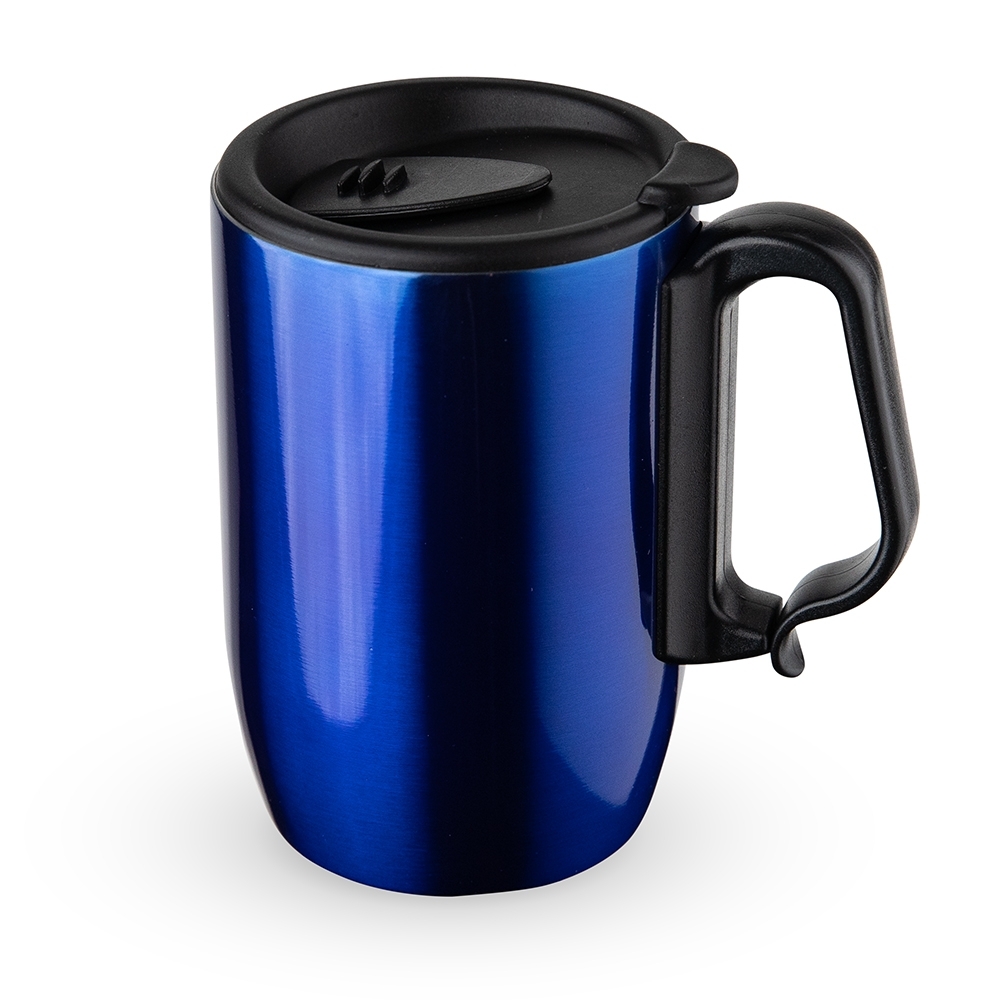 CANECA INOX PAREDE DUPLA 350ML SPX-18624-AZU NA COR AZUL