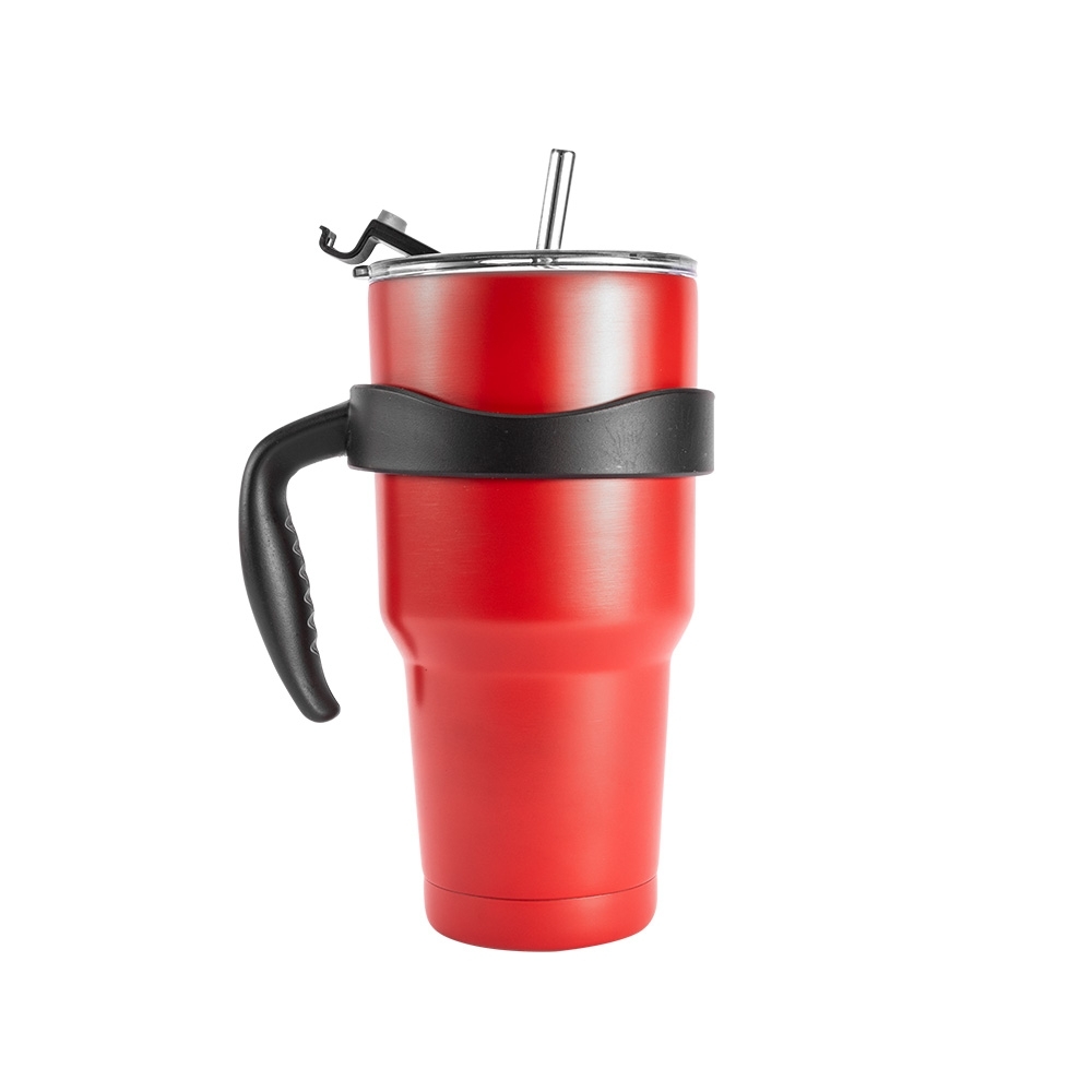 CANECA TÉRMICA INOX 800ML SPX-09097-VM NA COR VERMELHO
