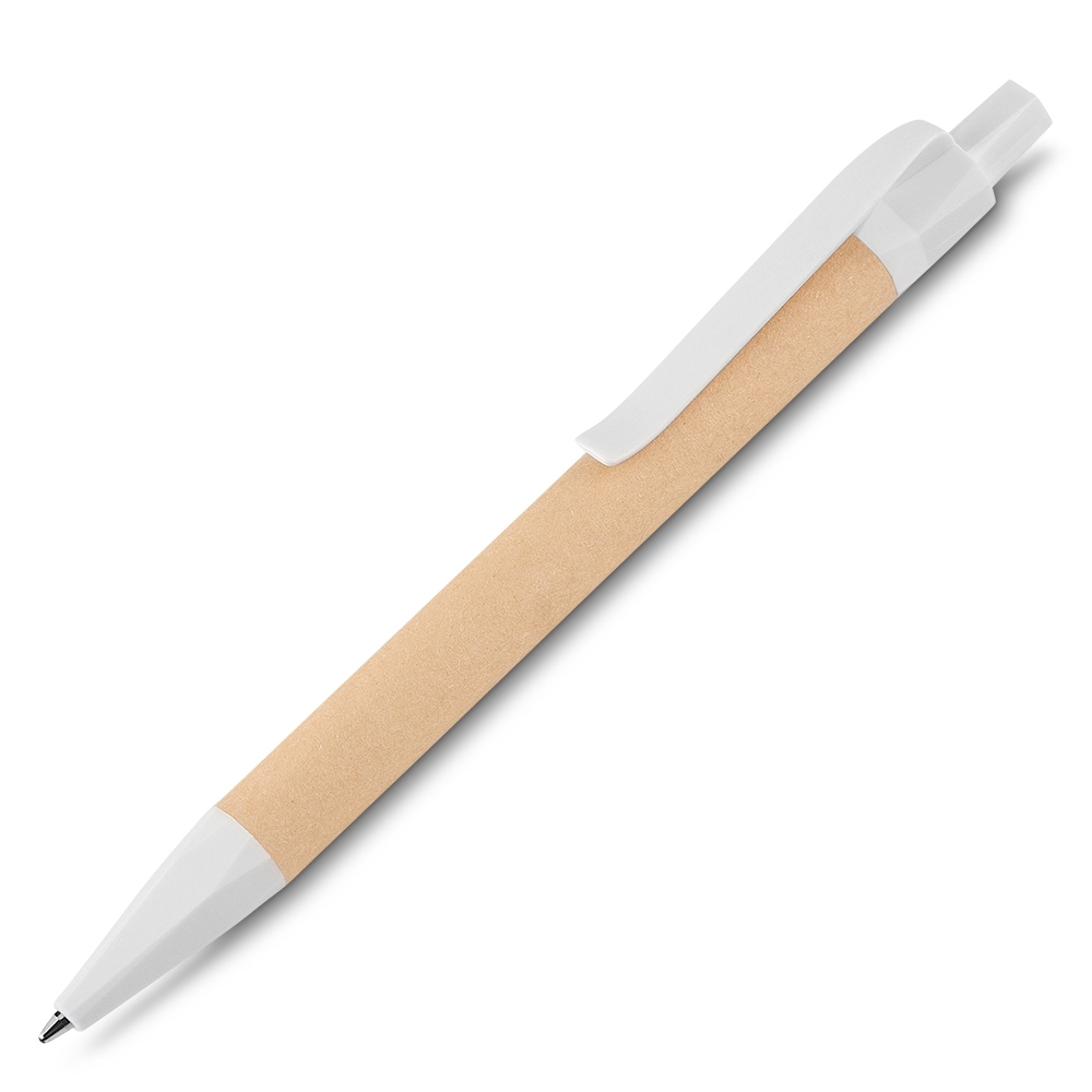 CANETA CORPO RECICLADO SPX-14674-BCO/BCO NA COR BRANCO