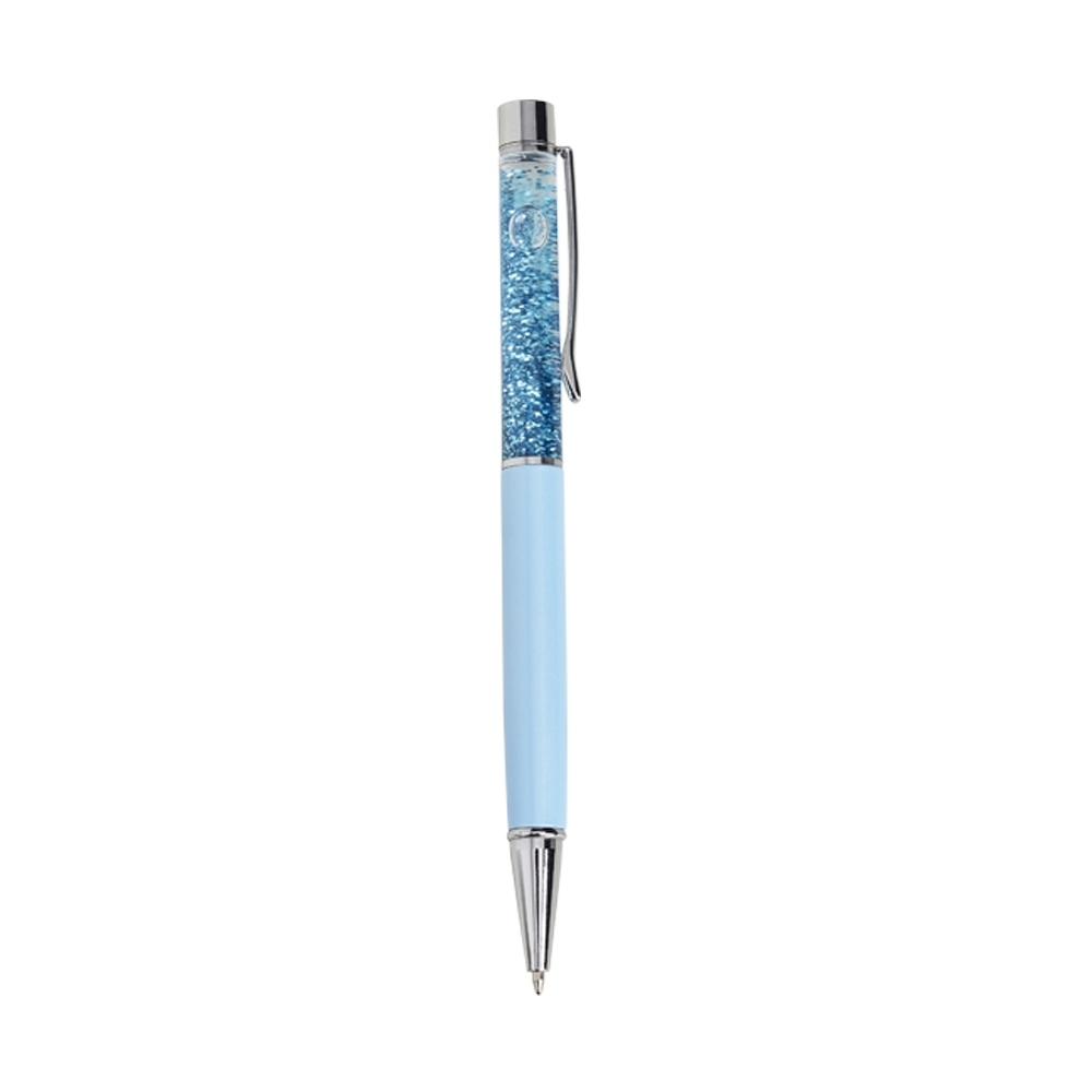 CANETA METAL GLITTER SPX-04094-AZC NA COR AZUL