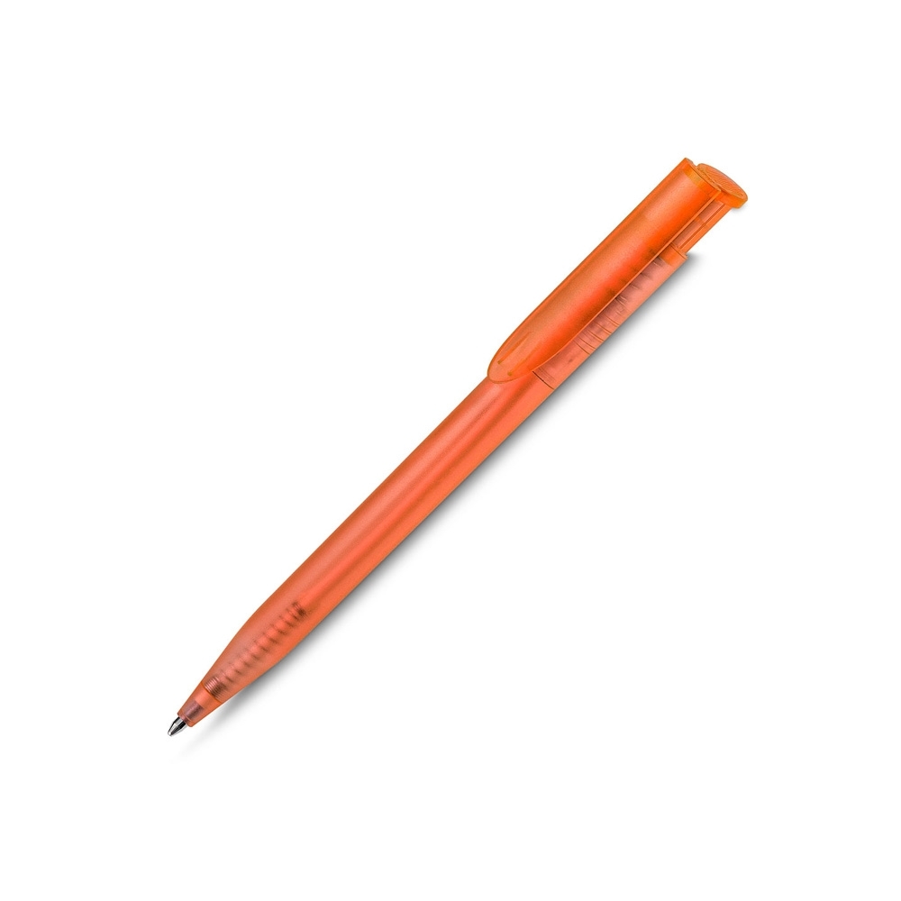 CANETA PLÁSTICA SPX-15018T-LAR/LAR NA COR LARANJA