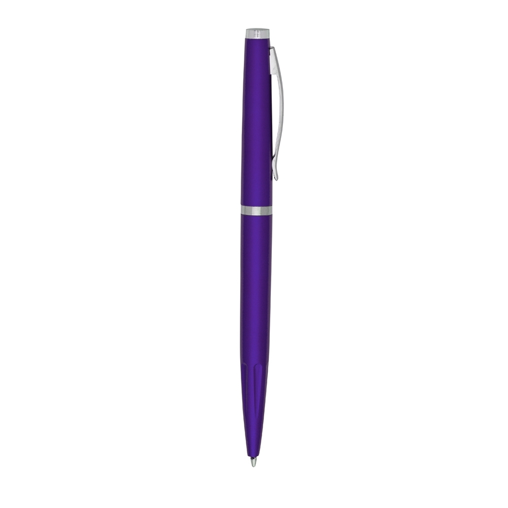 CANETA PLÁSTICA  SPX-12187-ROX/PRA NA COR ROXO