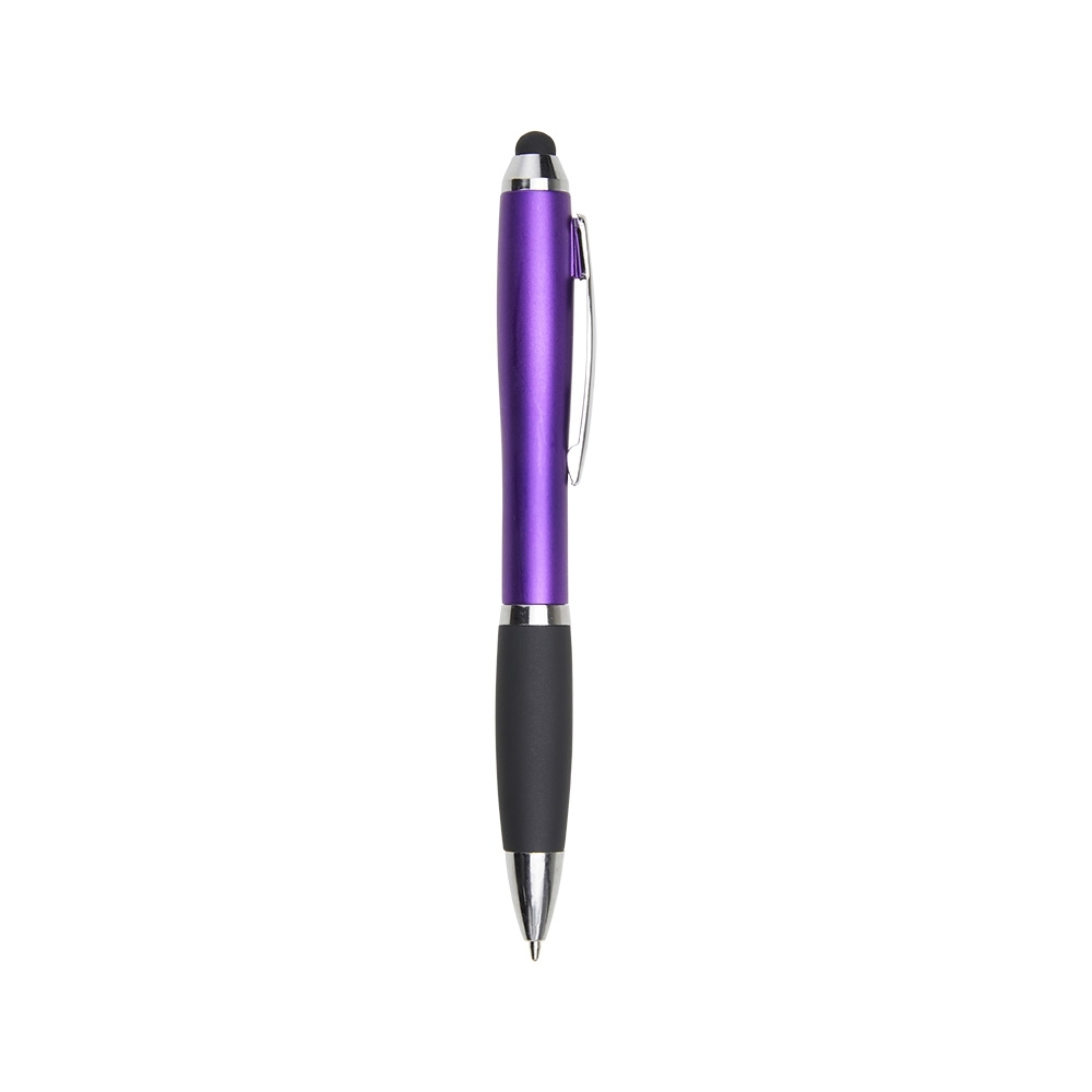 CANETA PLÁSTICA TOUCH SPX-13230-ROX NA COR ROXO