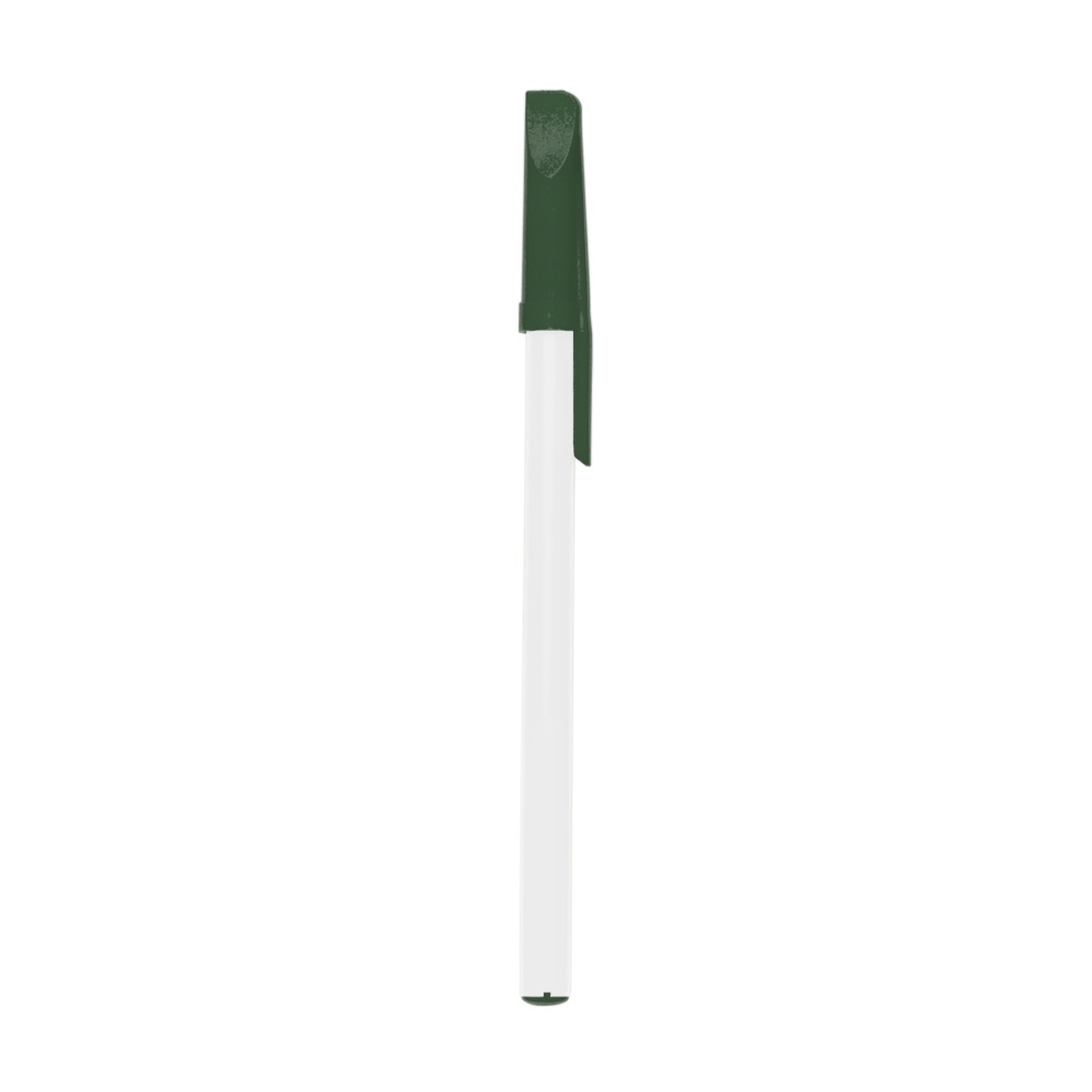 CANETA PLÁSTICA SPX-P@13629C-BCO/VDE NA COR BRANCO