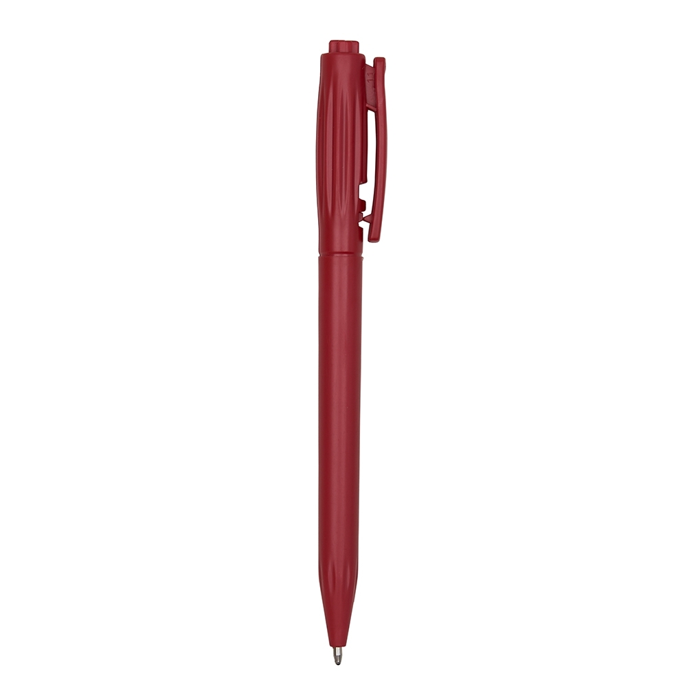 CANETA PLASTICA FOSCA SPX-06161F-VM NA COR VERMELHO
