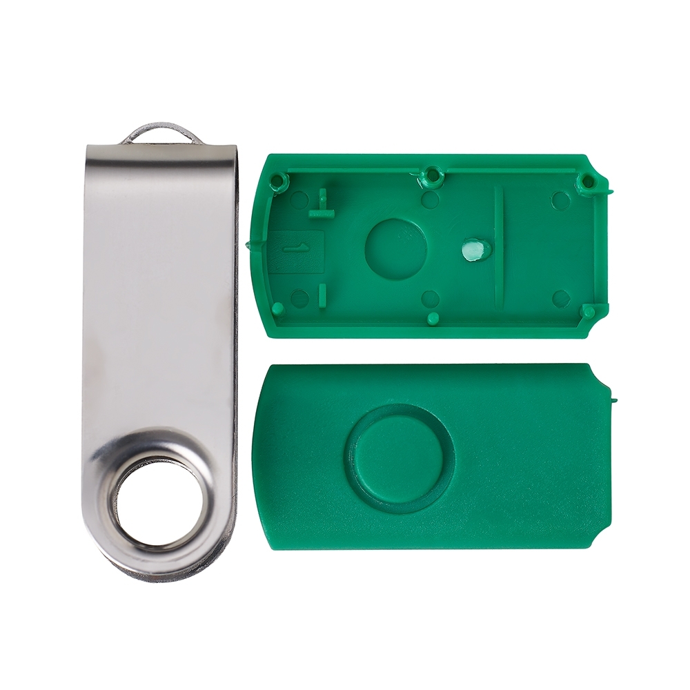 CARCAÇA P/ MEMORIA GIRATORIO BRILHANTE SPX-13960BR-VD NA COR VERDE