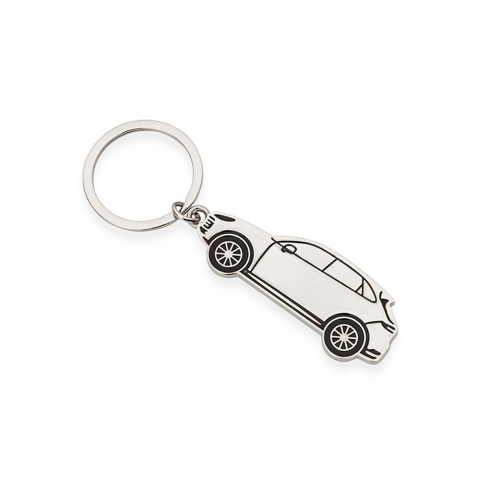 CHAVEIRO METAL CARRO SPX-14426-BRI NA COR PRATA