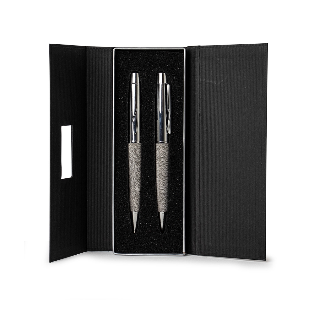 CONJUNTO CANETA E LAPISEIRA METAL SPX-P@177PAR-CIN NA COR PRATA