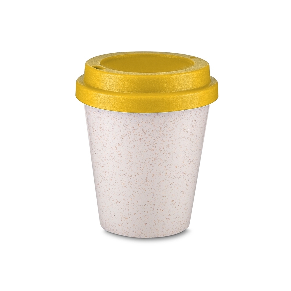 COPO FIBRA DE ARROZ 350ML SPX-14498-AMA NA COR BEGE