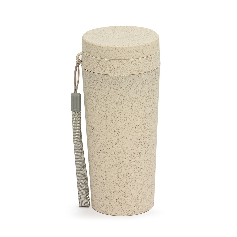 COPO FIBRA DE BAMBU 350ML SPX-03006-BEG NA COR BEGE