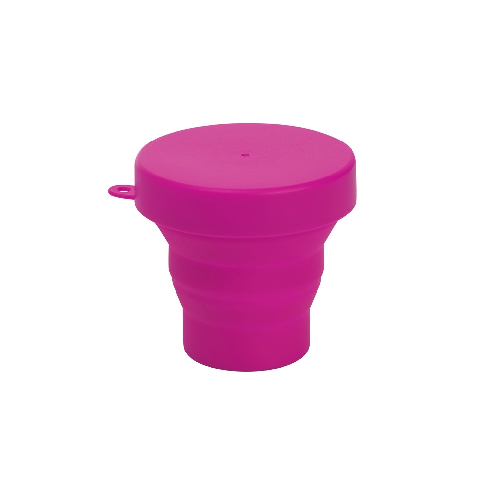 COPO RETRÁTIL DE SILICONE 150ML SPX-18636-PNK NA COR ROSA