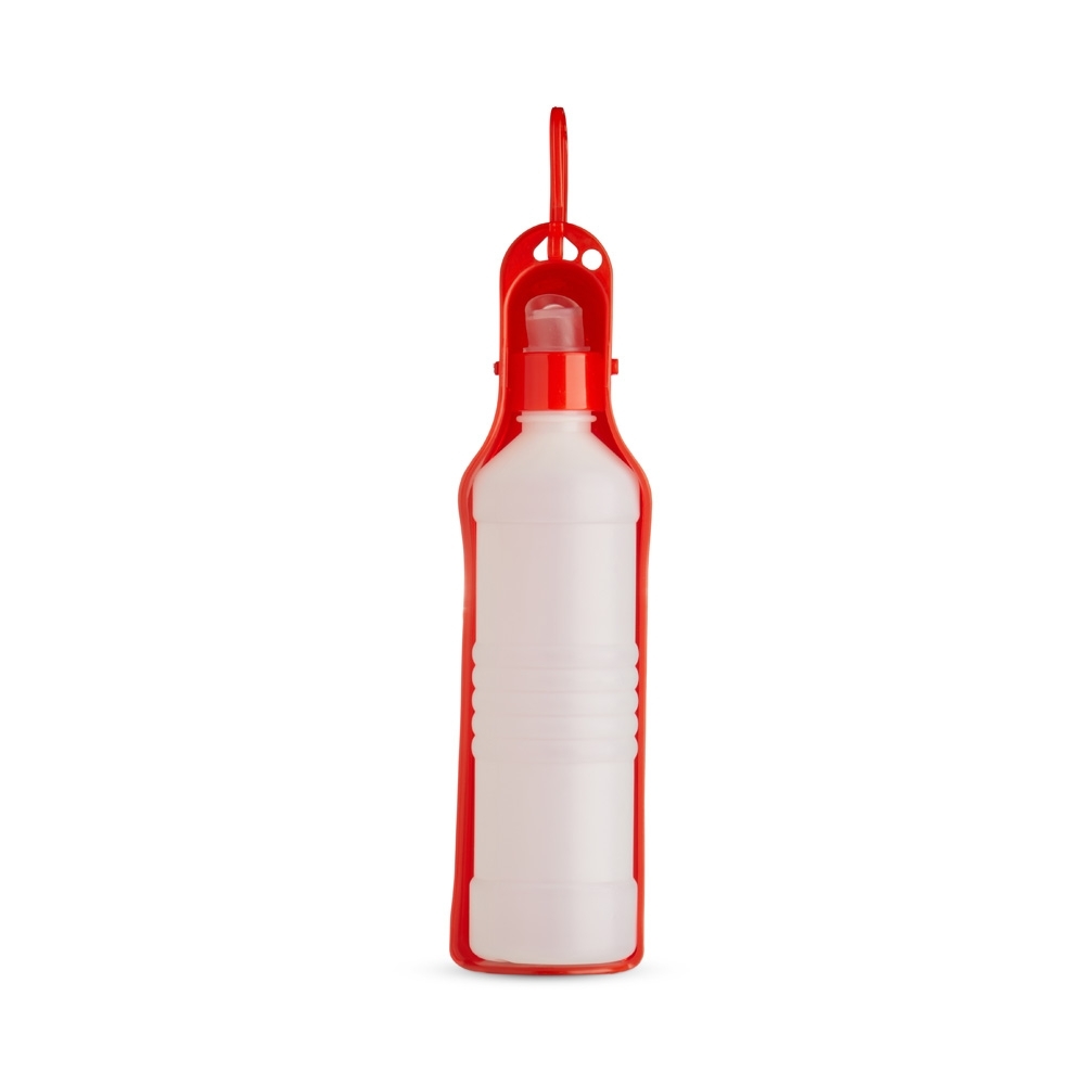 GARRAFA BEBEDOURO PET 420ML SPX-03154-VM NA COR VERMELHO