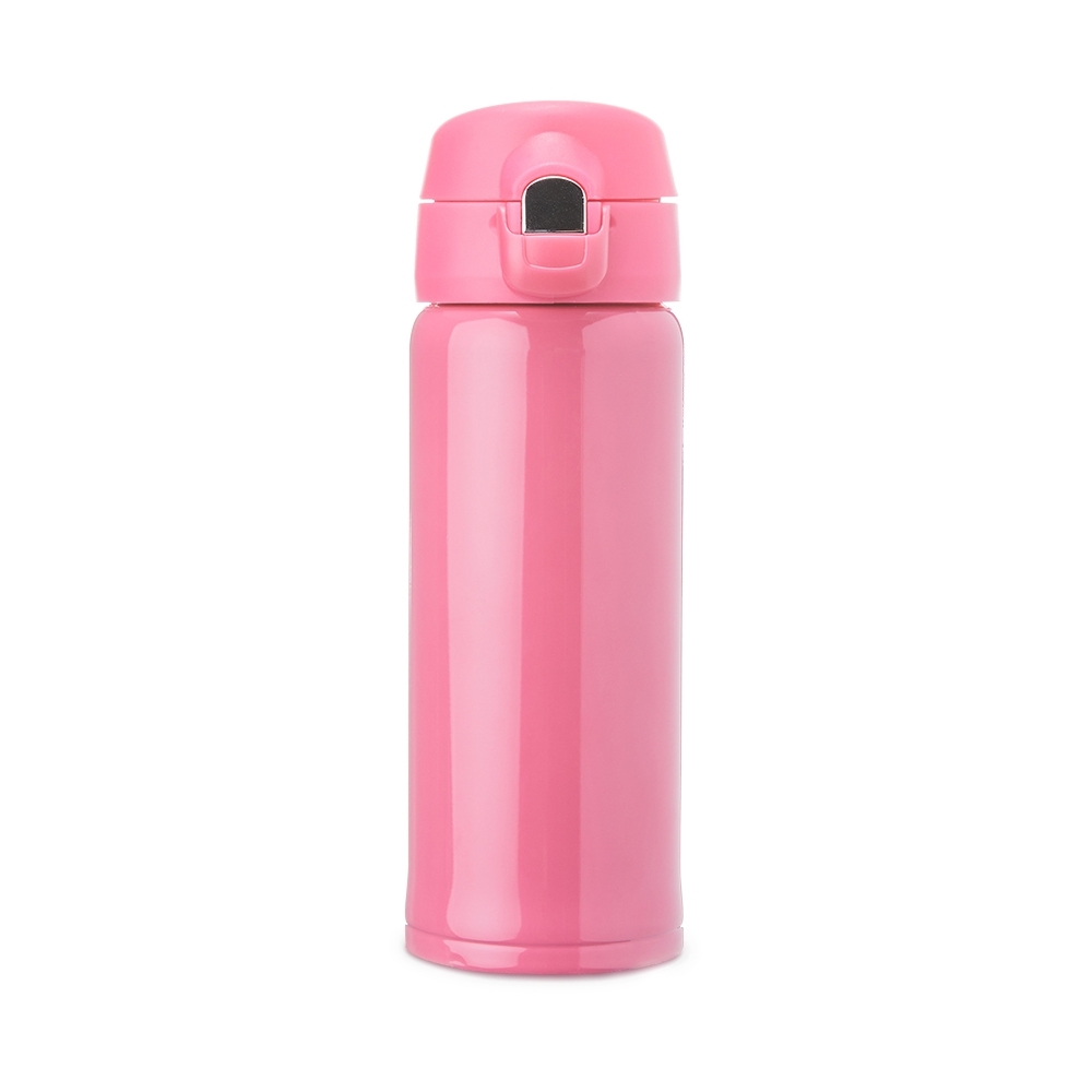 GARRAFA TÉRMICA INOX 400ML SPX-18715-PNK NA COR ROSA