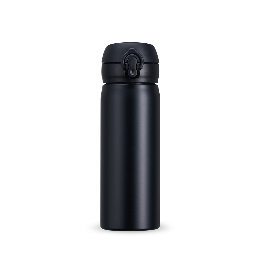 GARRAFA INOX 500ML SPX-18783F-PRE NA COR PRETO