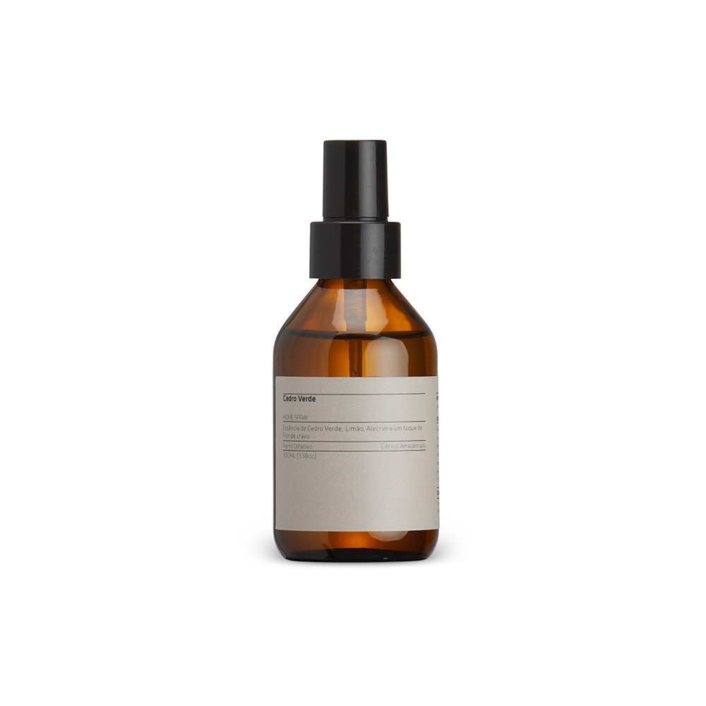 HOME SPRAY CEDRO VERDE 100ML SPX-15013B-MAR NA COR MARROM