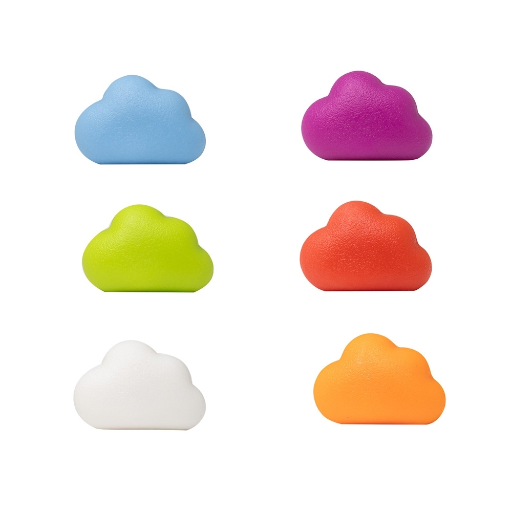 IMÃ DECORATIVO NUVEM 6 PEÇAS SPX-P$05139-COL NA COR COLORIDO