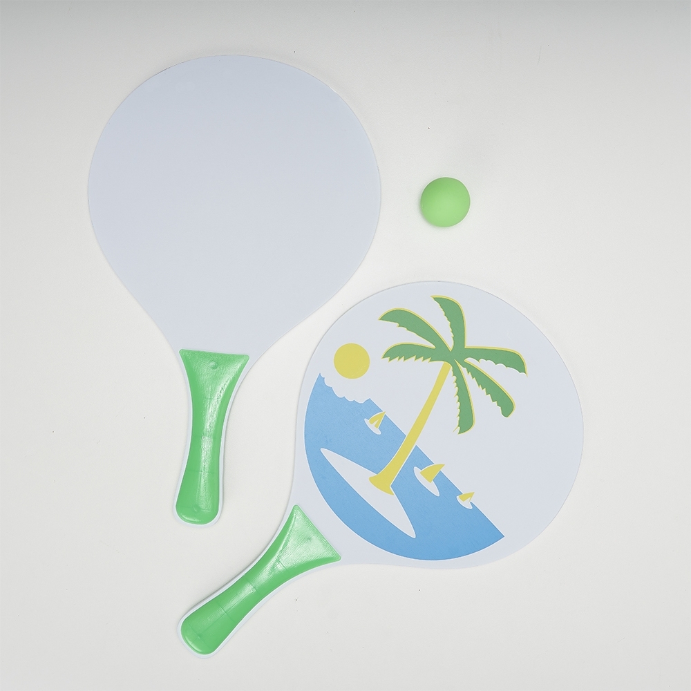 KIT FRESCOBOL 2 RAQUETES E 1 BOLINHA SPX-04087-VD NA COR VERDE