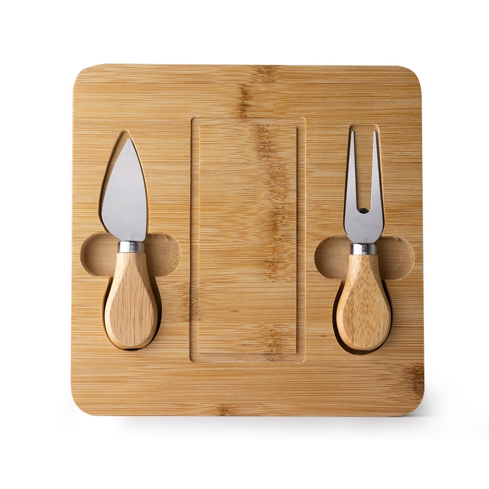 KIT QUEIJO 3 PEÇAS SPX-15087-MAD NA COR MADEIRA