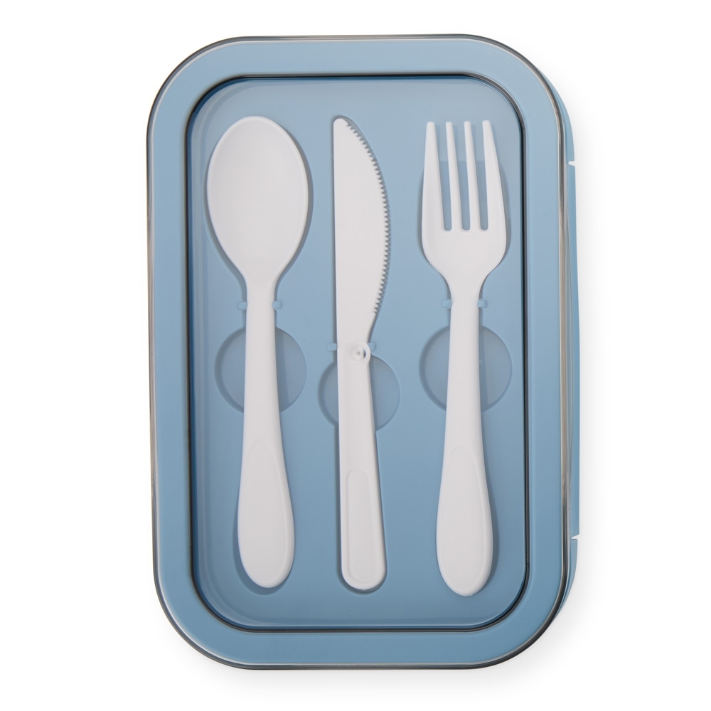 MARMITA HERMÉTICA PLÁSTICA 1L SPX-18858-AZU NA COR AZUL