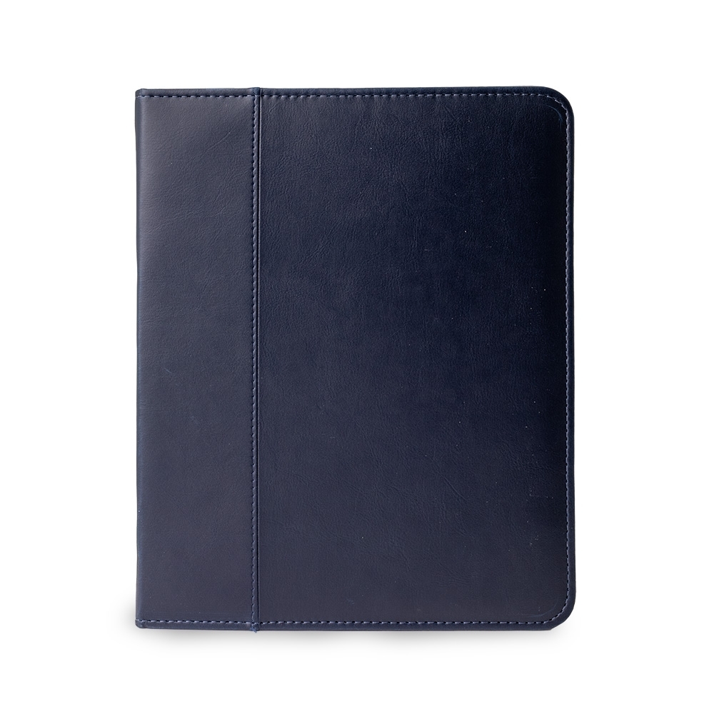 PASTA CADERNO DE COURO SINTÉTICO SPX-P@15054-AZU NA COR AZUL