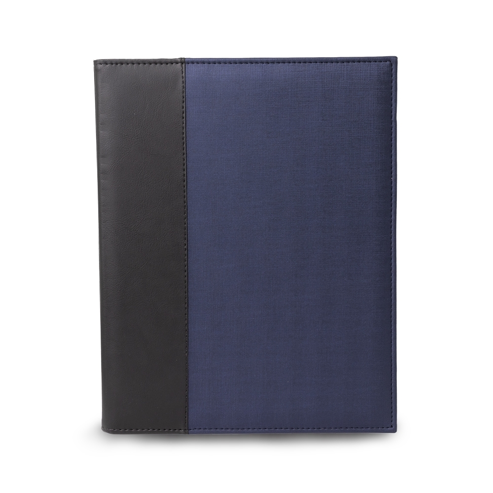 PASTA CONVENÇÃO COM PORTA CANETA SPX-15053-PRE/AZU NA COR PRETO