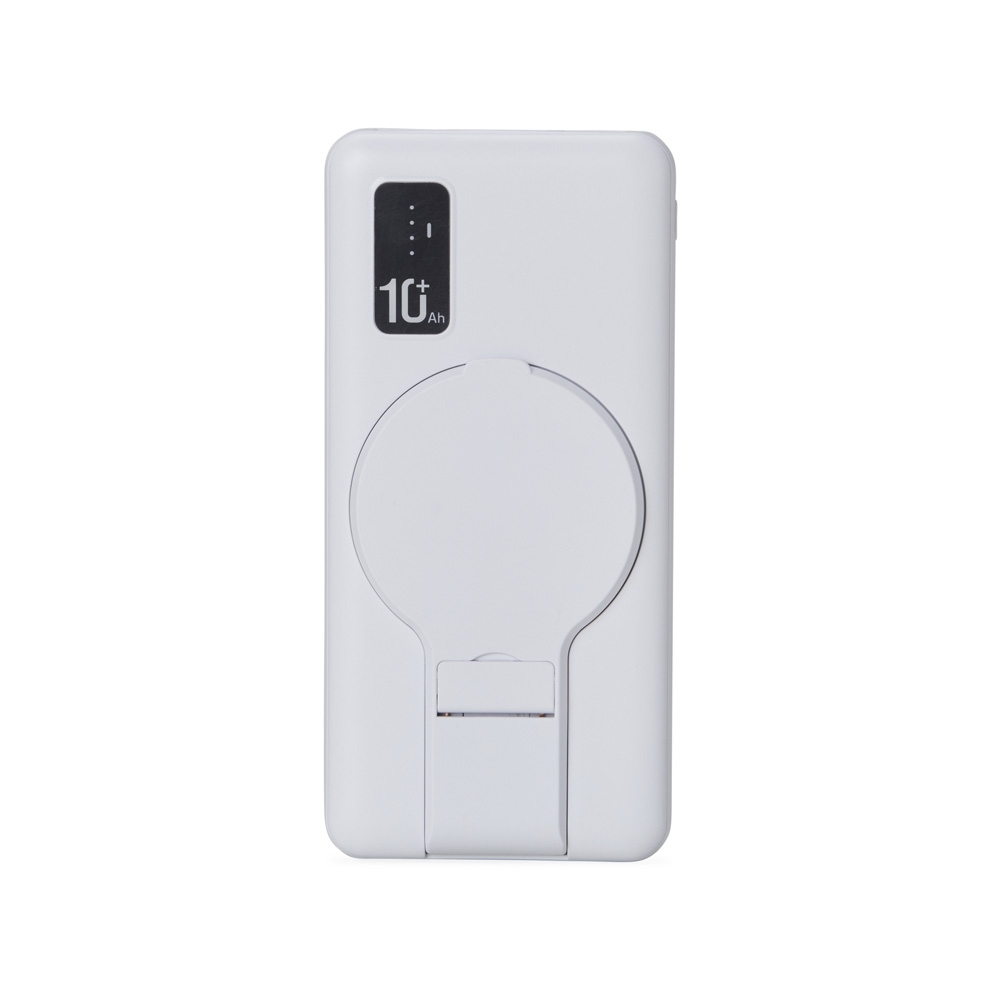 POWER BANK 10.000MAH C/ INDUÇÃO SPX-05038-BCO NA COR BRANCO