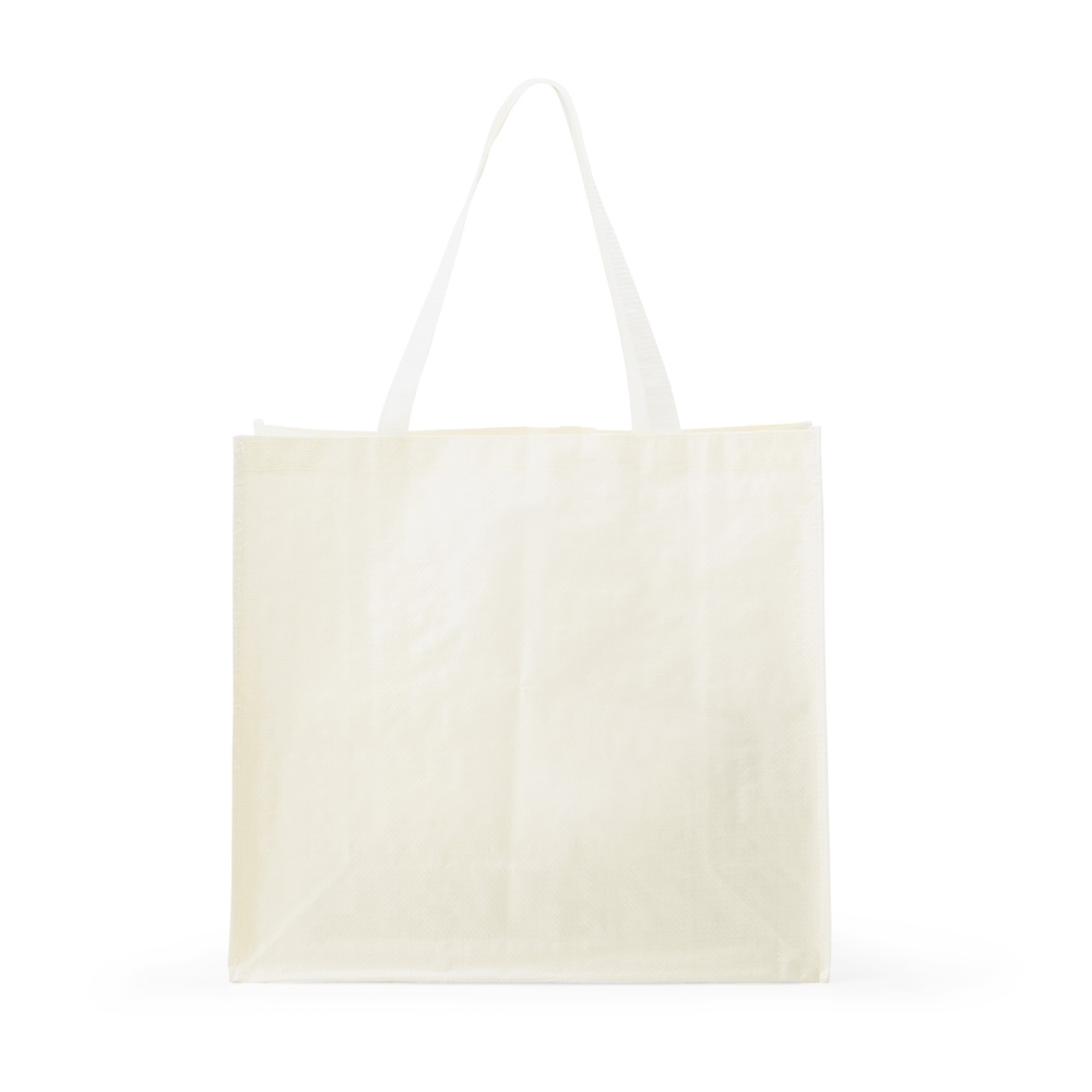 SACOLA PLÁSTICA SPX-08053-BEG NA COR BEGE