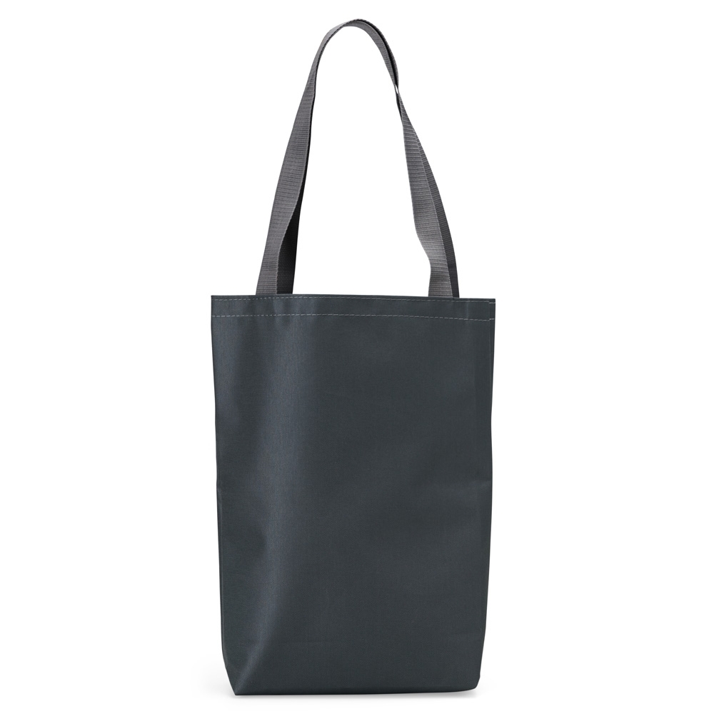 SACOLA NYLON COM ALÇA SPX-14938-CIN NA COR PRATA