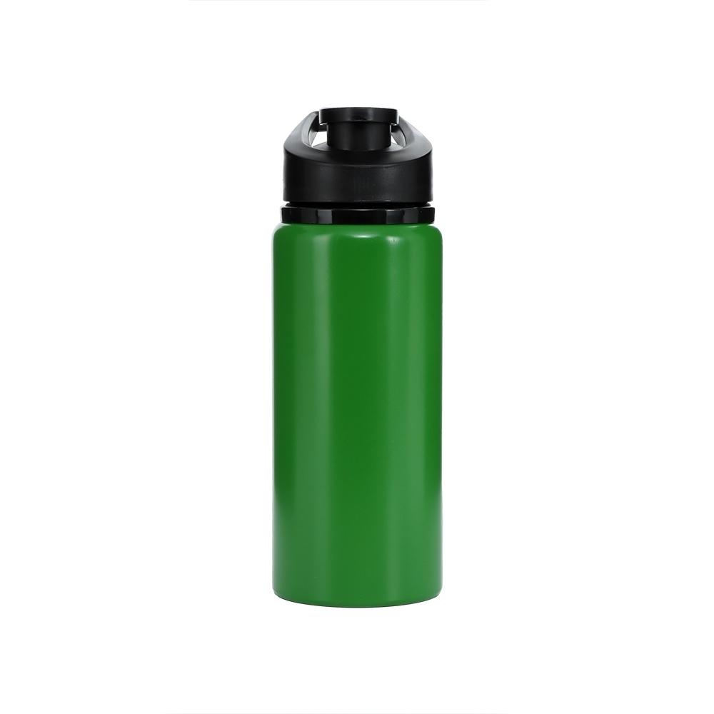 SQUEEZE ALUMINIO FOSCO 650ML SPX-12487D-VD NA COR VERDE