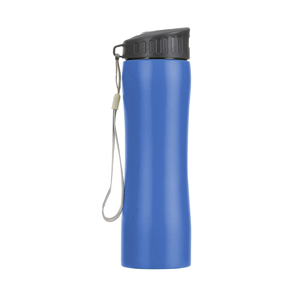 SQUEEZE 600ML INOX C/ ALÇA SPX-18558-AZE NA COR AZUL