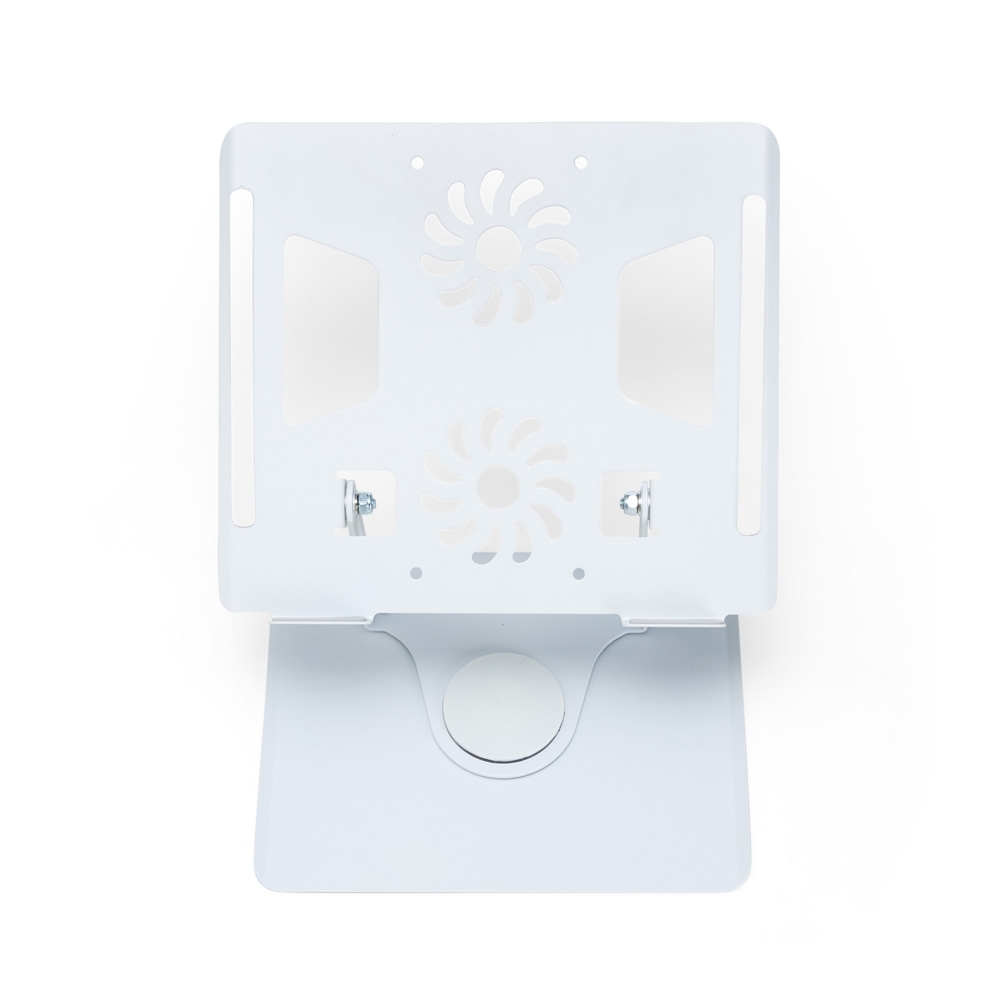 SUPORTE ARTICULADO GIRATÓRIO DE METAL PARA NOTEBOOKS SPX-08258-BCO NA COR BRANCO