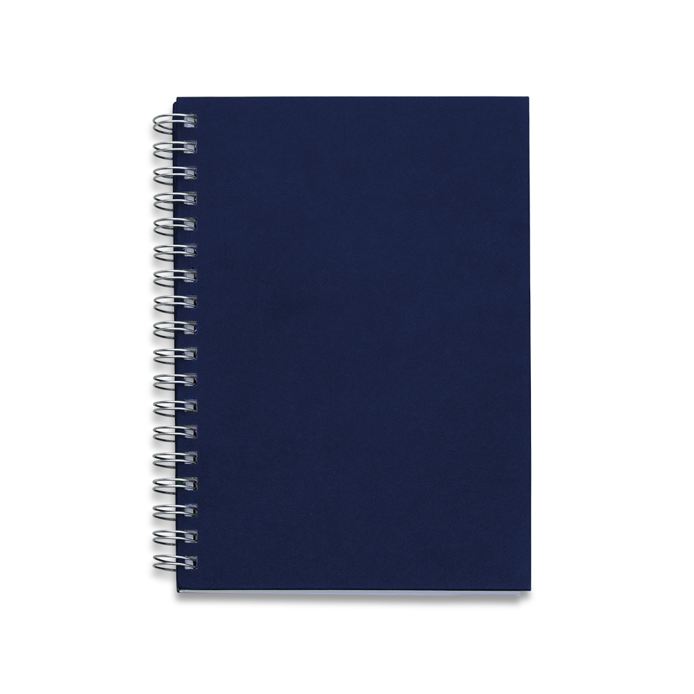 CADERNO CAPA KRAFT SPX-14209-AZU NA COR AZUL